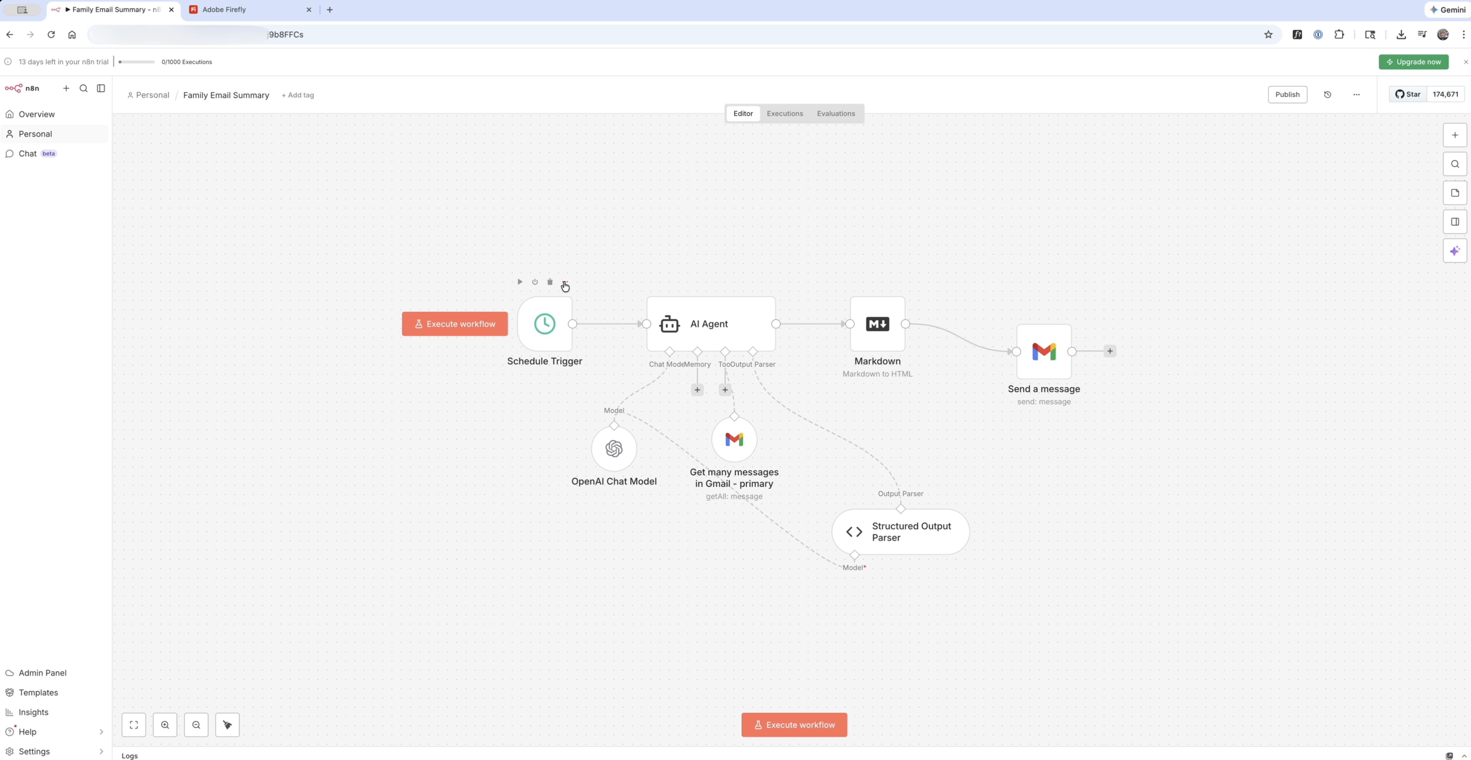 Family Email Summary